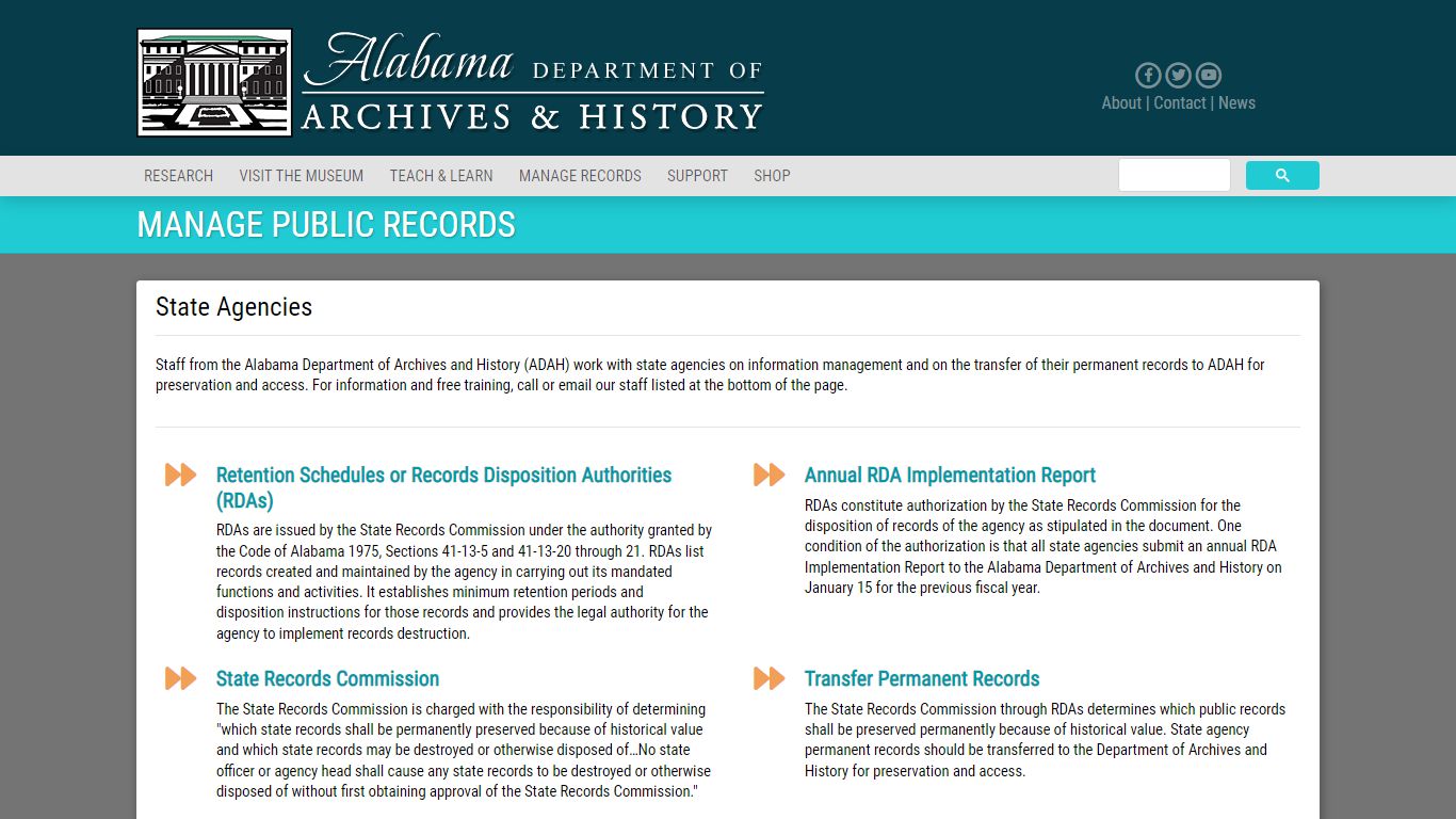 Alabama Department of Archives and History