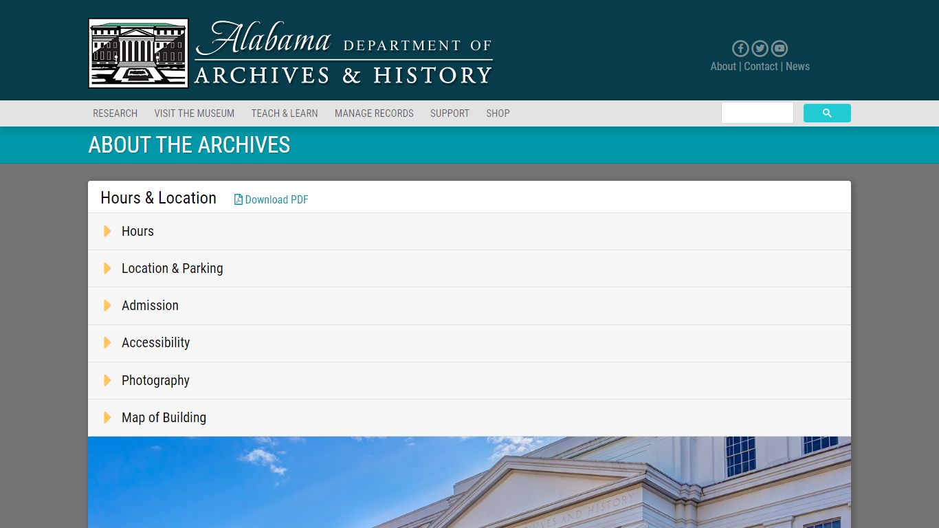 Alabama Department of Archives and History